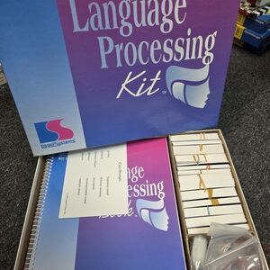 Language Processing Kit Board Game - Blue and Purple